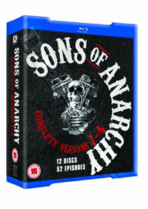 Sons of Anarchy - Entire Seasons 1-4 | Forever Sam Crow  Blu-Ray